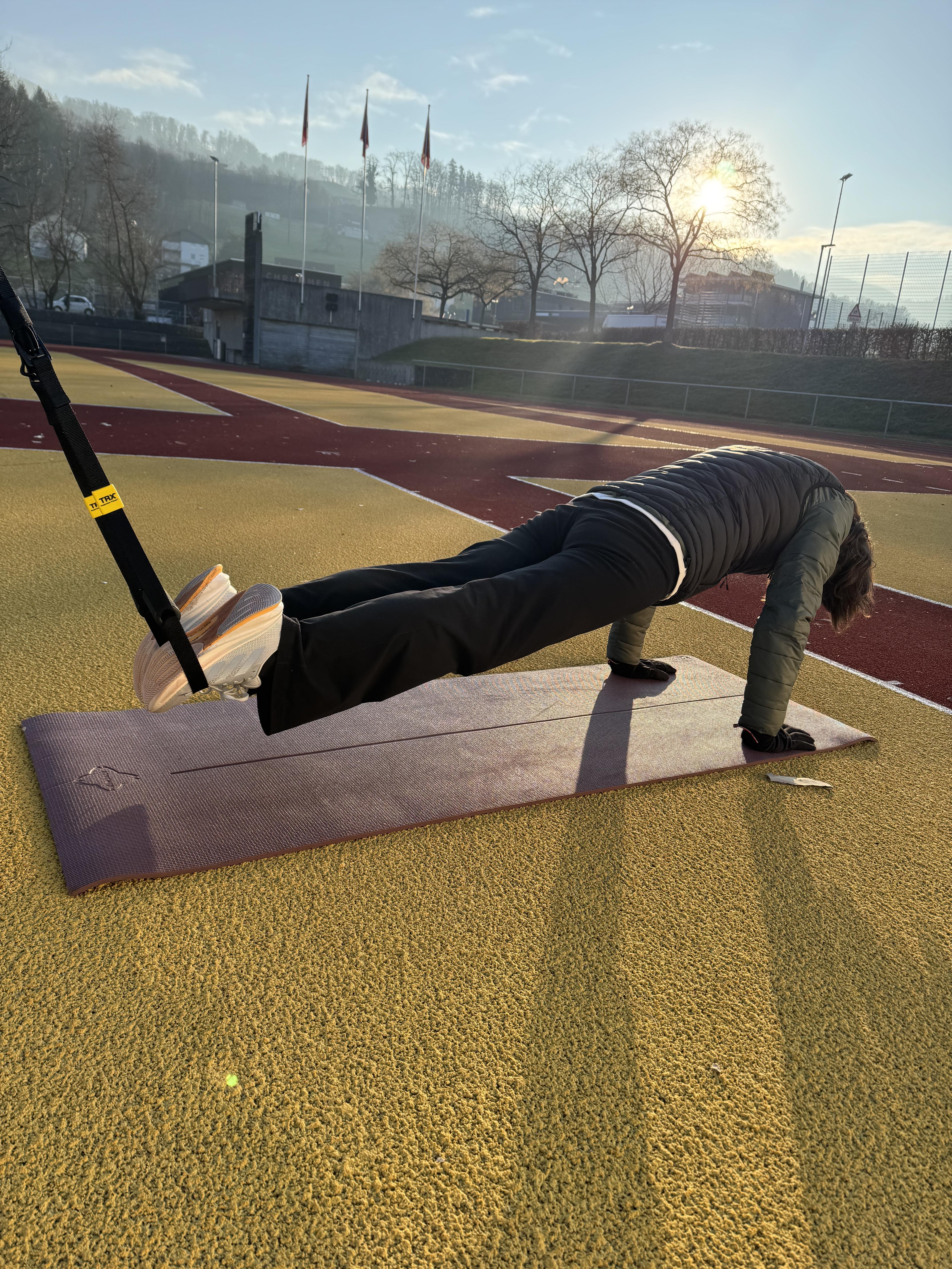 Fitness Training in natürlicher Umgebung am Zürichsee