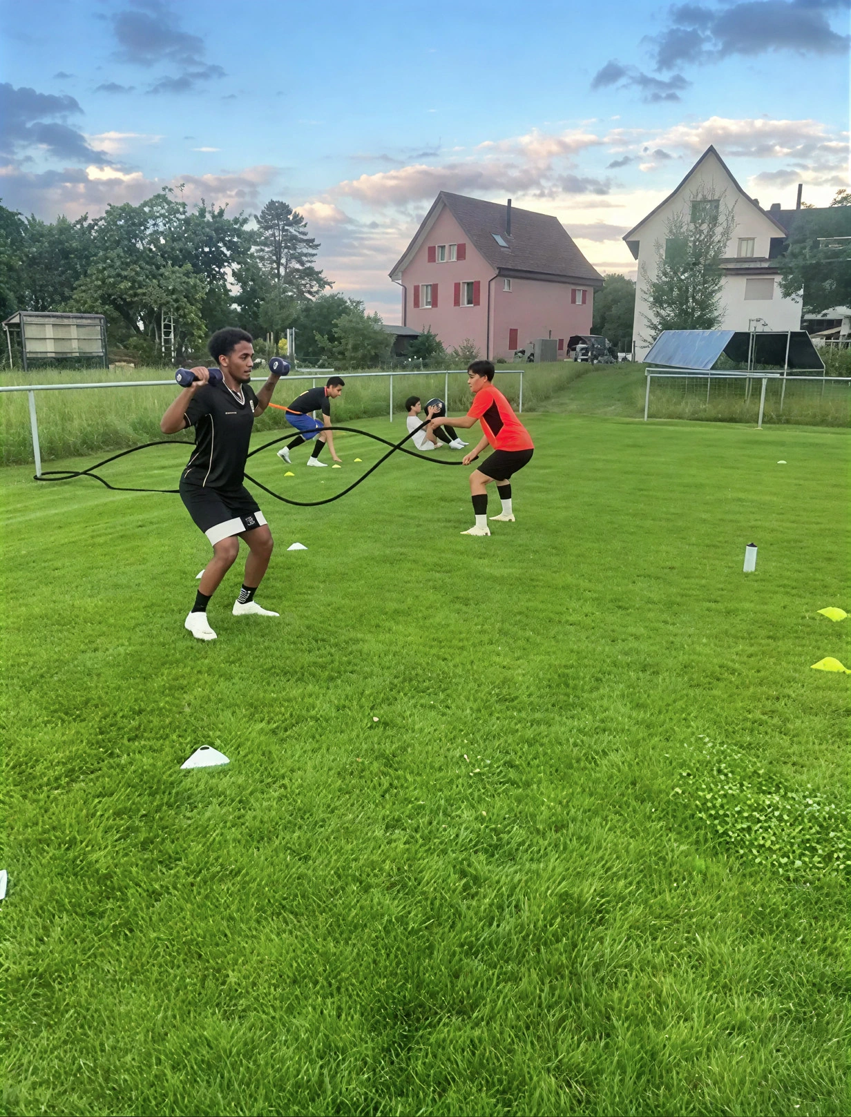 Krafttraining mit Grégory Stahl im Gym